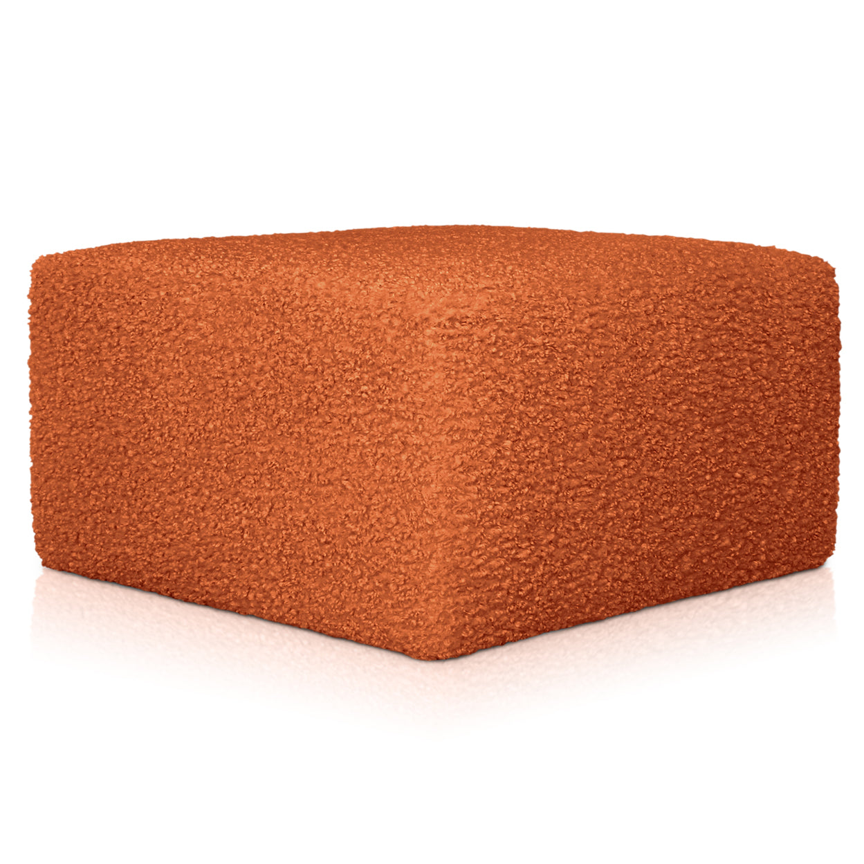 EVERGREENWEB Pouf Poggiapiedi 43x43 Cm Per Divano Sgabello Cubo Tessuto Idrorepellente Pouf Design Moderno Per Soggiorno Camera Da Letto Puff Salotto Pouffe Rubino Grigio 51964131