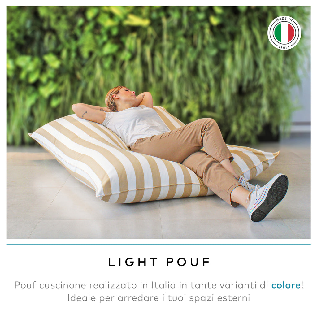 Pouf Sacco Ecopuf Impermeabile 150x100 Cm - Imbottito Polistirolo, Per Interni Ed Esterni - Foto 9