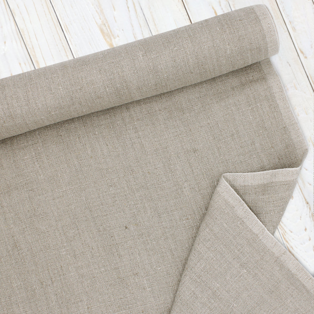 Itaca - Tessuto al metro lino 100% per per abbigliamento, tende, tovaglie,  divani, ricamo