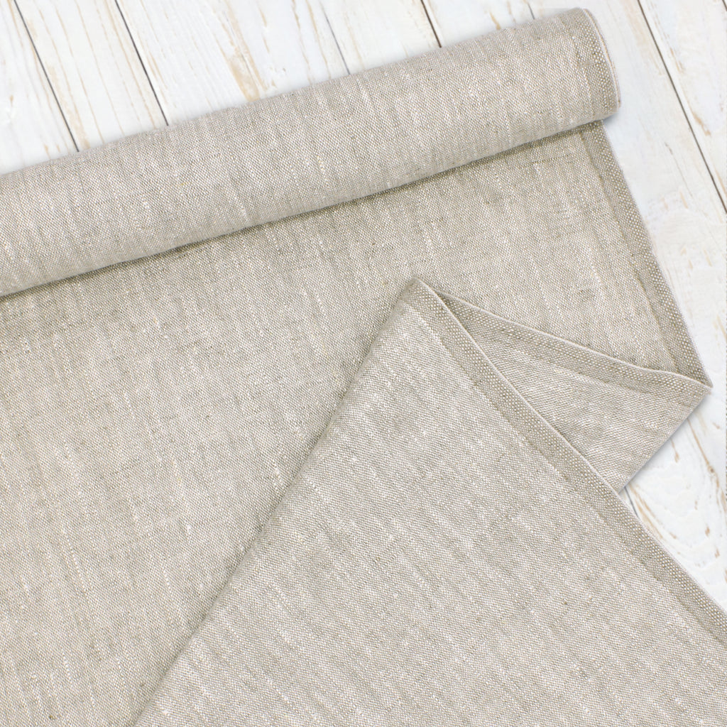 Itaca - Tessuto al metro lino 100% per per abbigliamento, tende, tovaglie,  divani, ricamo
