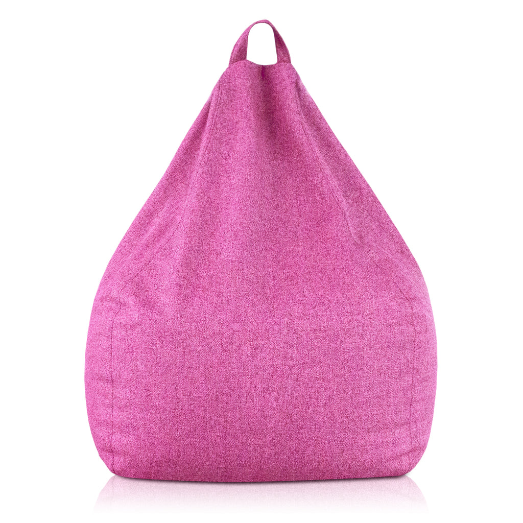 Highdi Rosa Copertura Per Poltrona Sacco Puff – Foglia Verde 70x80 Cm – Senza Riempimento – Per Bambini E Adulti – Lavabile