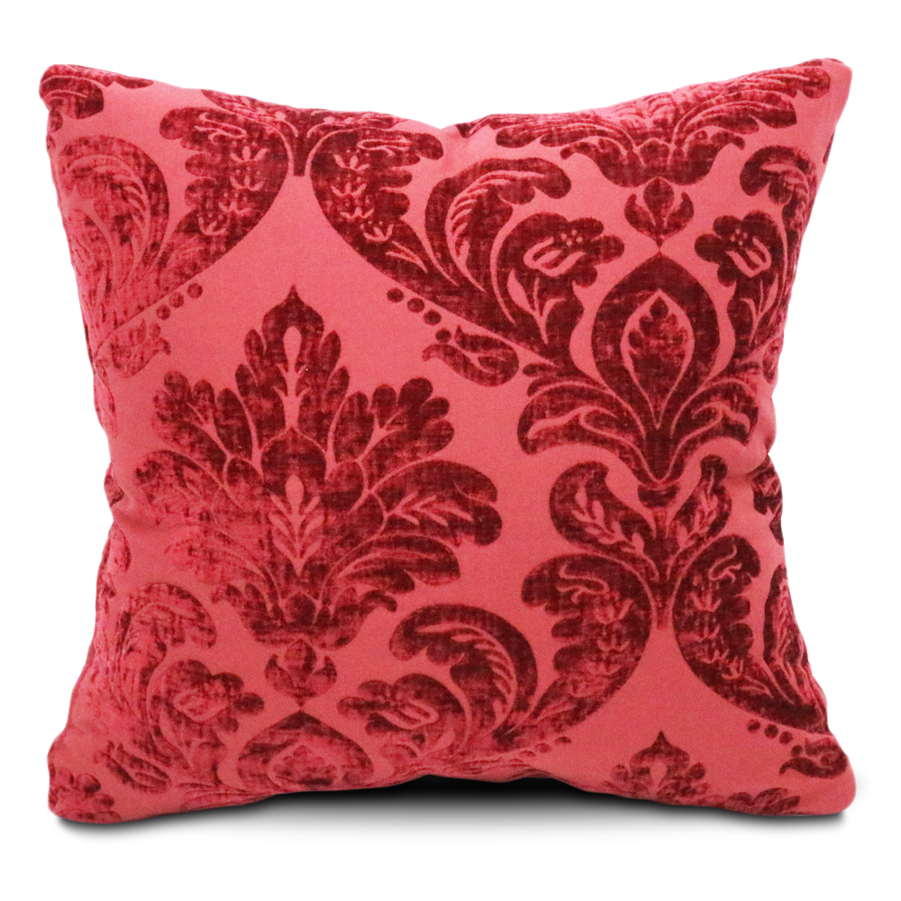 Fleur - Cuscino decorativo da divano Rosso bordeaux